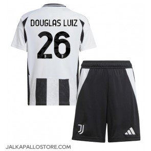 Juventus Douglas Luiz #26 Kotipaita Lapsille 2024-25 Lyhythihainen (+ shortsit)